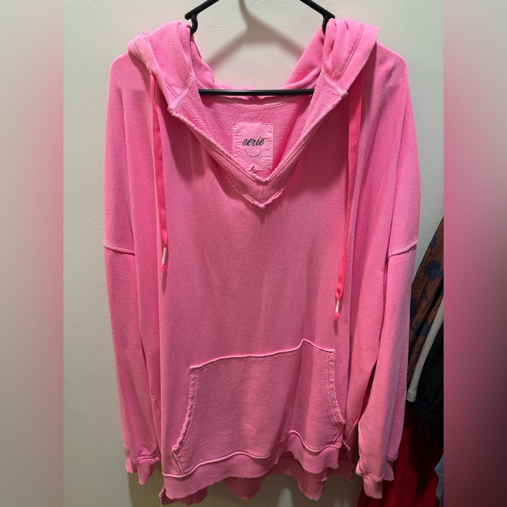 Aerie bubblegum pink hoodie